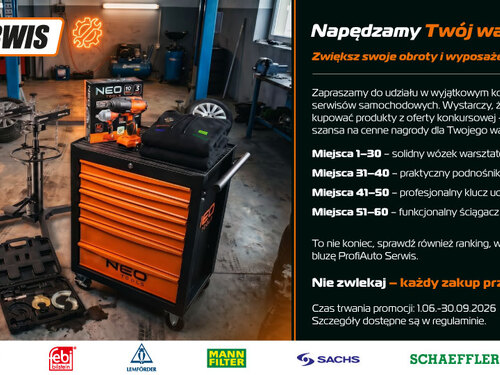ProfiAuto - napędzamy Twój warsztat nagrodami!